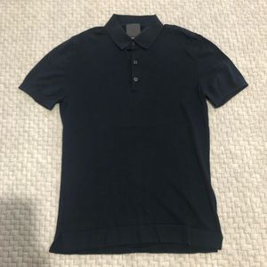H&M slim fit Polo shirt short sleeve / XS / Navy